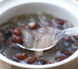 红豆炖雪蛤