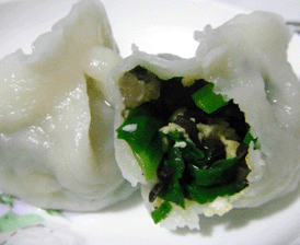 韭菜木耳饺子
