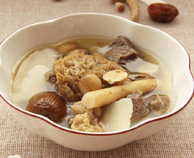 猴头菇淮山莲子汤